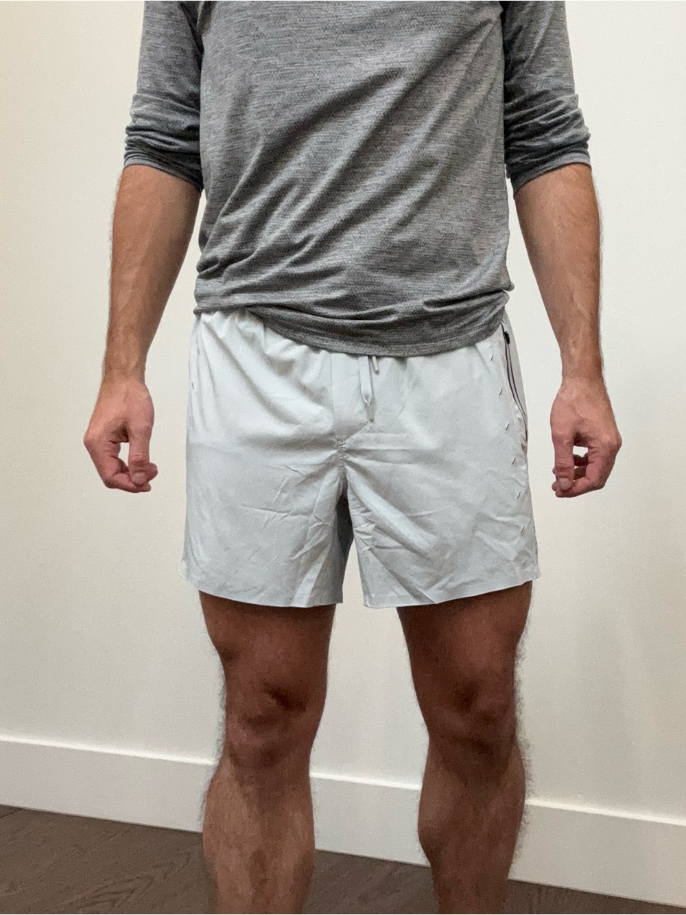 Barry’s X Ten Thousand 5” Session Short Size Medium Gray Lined Lightweight